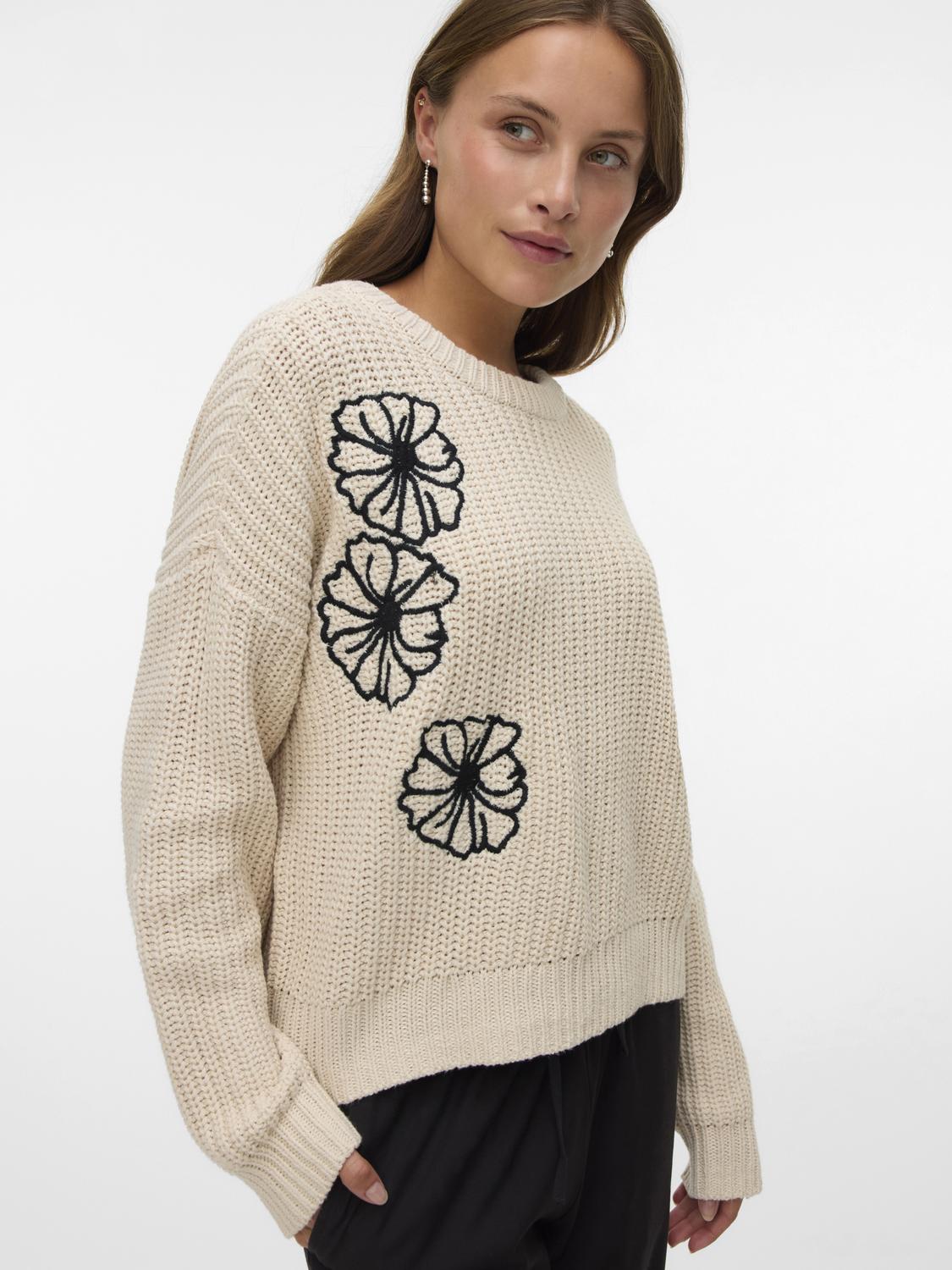 VMLAURA Pullover - Birch - VERO MODA & VILA Bergvik